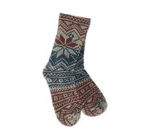 SPERRY Men's Printed Wool Cushion Crew Sock 6-12 73% Merino Wool